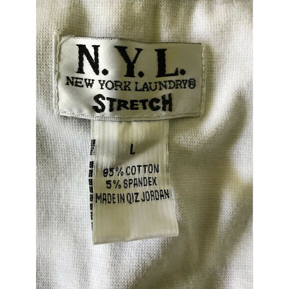 New York Laundry NYL Stretch Blue White Striped Women's Tank Top Camisole M NWT - Picture 6 of 7